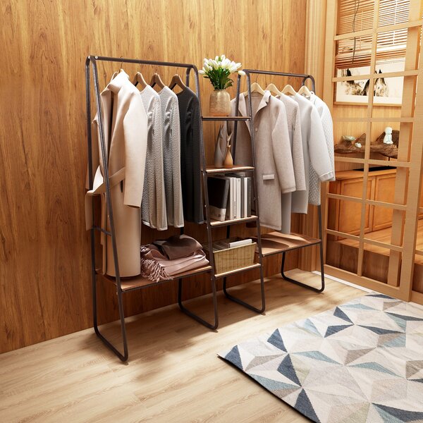 Mini discount wardrobe rack